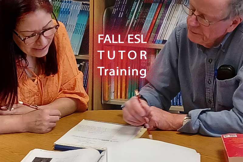 Fall ESL Tutor Training